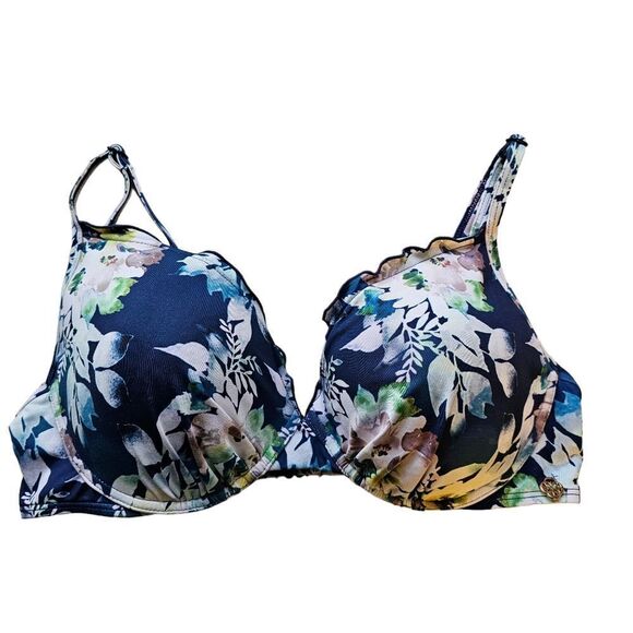 Floral Blue Bikini Set - Picture 5 of 9